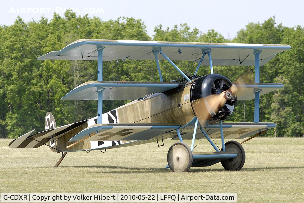 G-CDXR, 2006 Fokker Dr.1 Triplane Replica C/N PFA 238-14043, at lffq