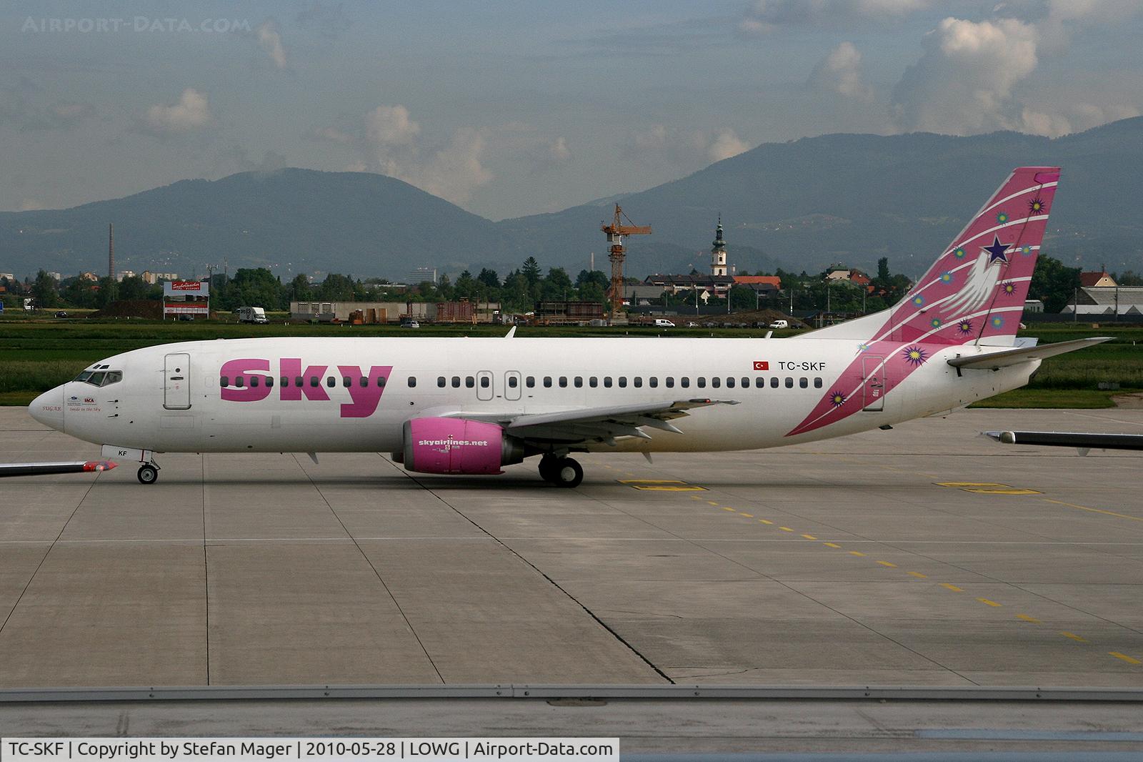 TC-SKF, 1993 Boeing 737-4Q8 C/N 26291/2513, Sky B737-400