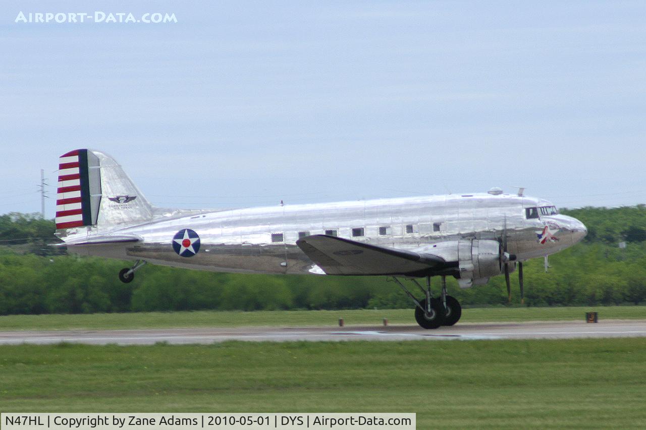 N47HL, 1943 Douglas C-47B-20-DK C/N 27203, At the 2010 Dyess AFB - Big Country Airshow - 25th Anniversary of the B-1B celebration!