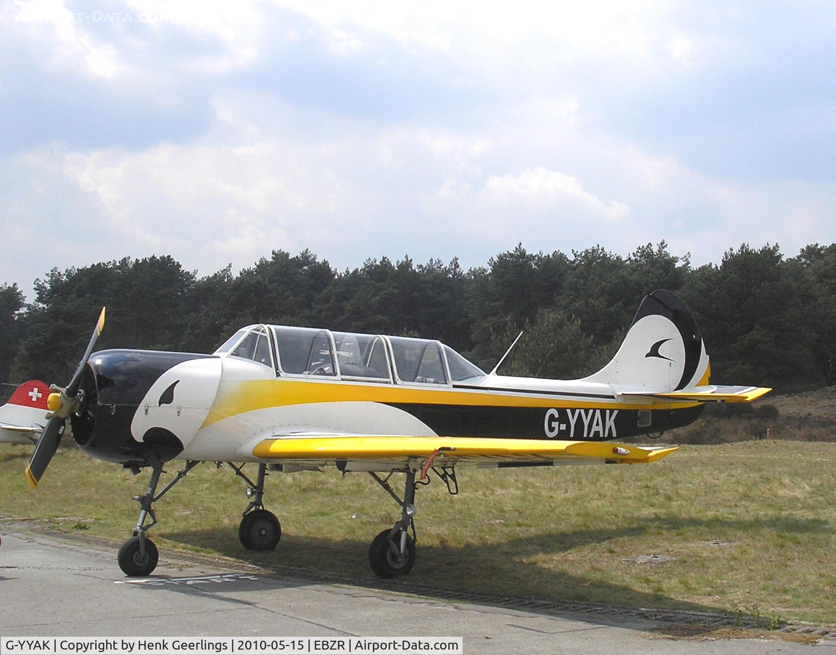 G-YYAK, 1987 Bacau Yak-52 C/N 878101, Chipmunk & Cirrus Meet , May 2010
