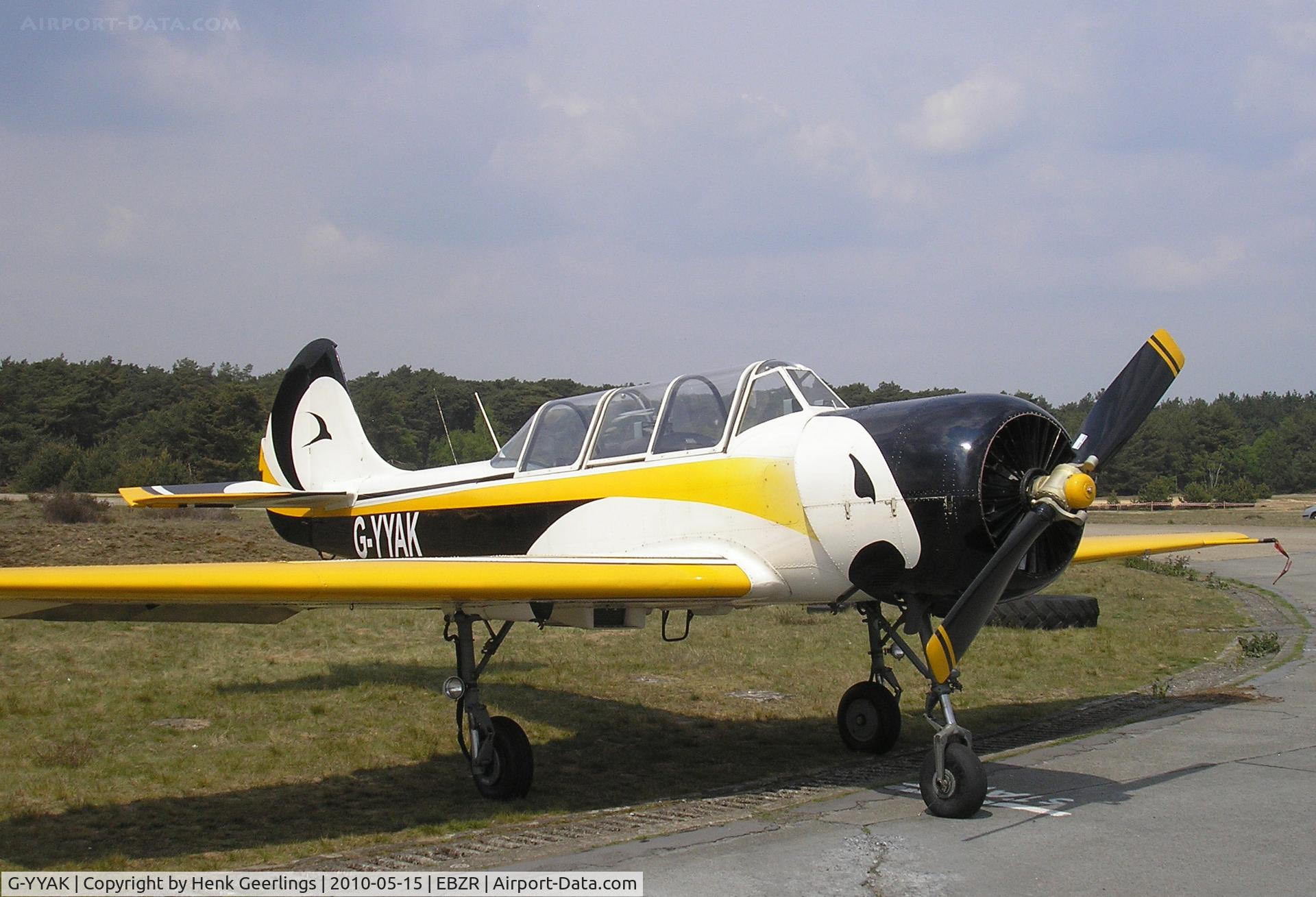 G-YYAK, 1987 Bacau Yak-52 C/N 878101, Chipmunk & Cirrus Meet , May 2010