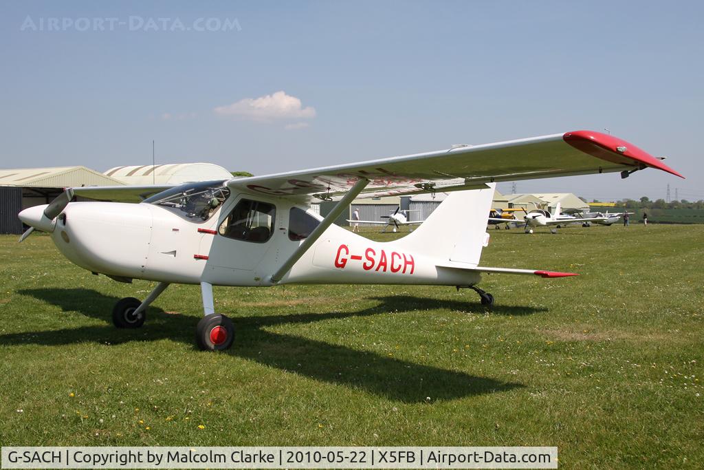 G-SACH, 2002 Stoddard-Hamilton Glastar C/N PFA 295-13088, Glastar at Fishburn Airfield in 2010.
