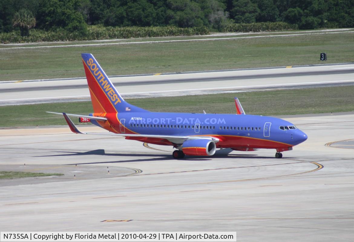 N735SA, 1999 Boeing 737-7H4 C/N 27867, Southwest 737-700