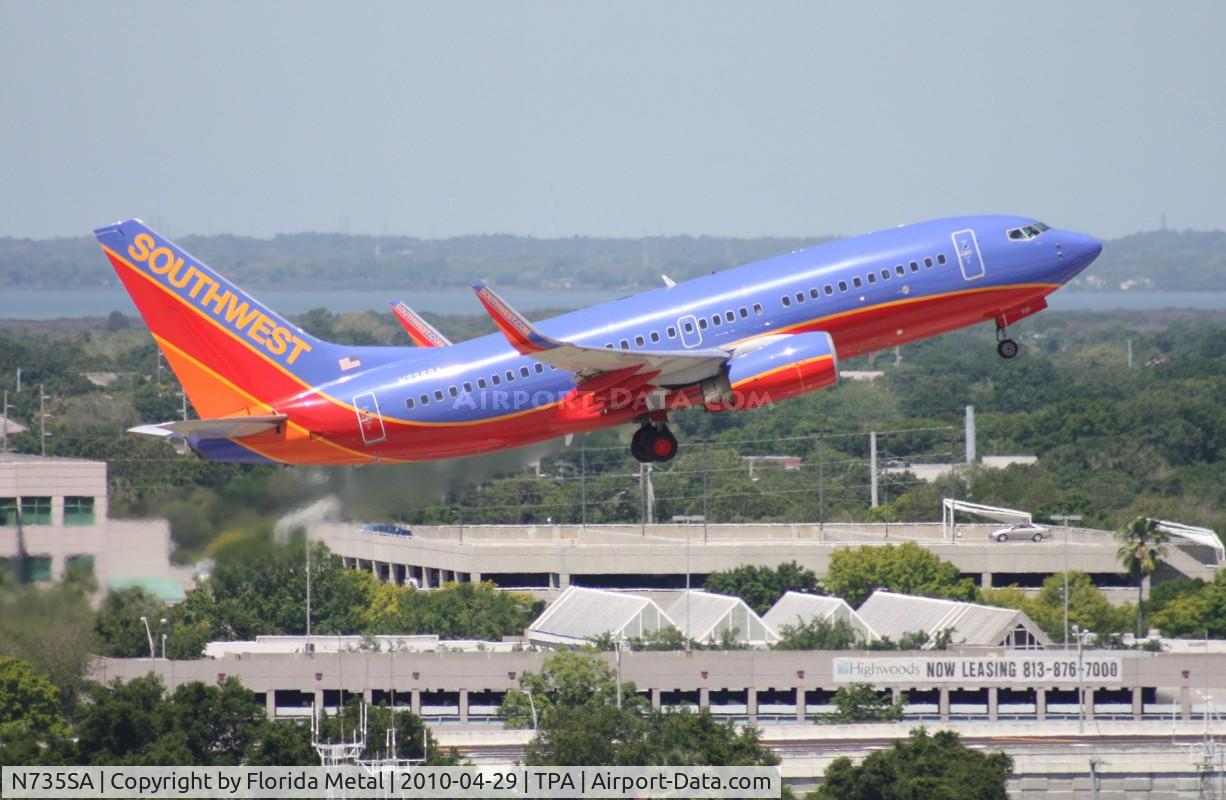 N735SA, 1999 Boeing 737-7H4 C/N 27867, Southwest 737-700