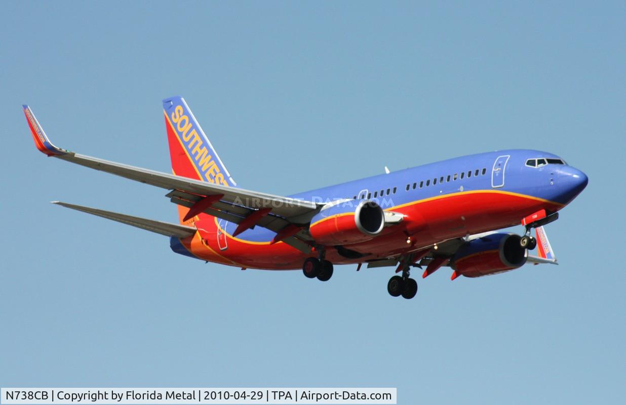 N738CB, 1999 Boeing 737-7H4 C/N 27870, Southwest 737-700