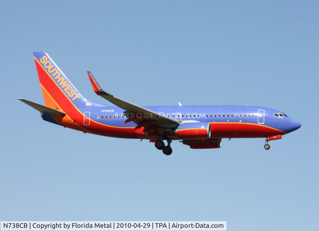 N738CB, 1999 Boeing 737-7H4 C/N 27870, Southwest 737-700