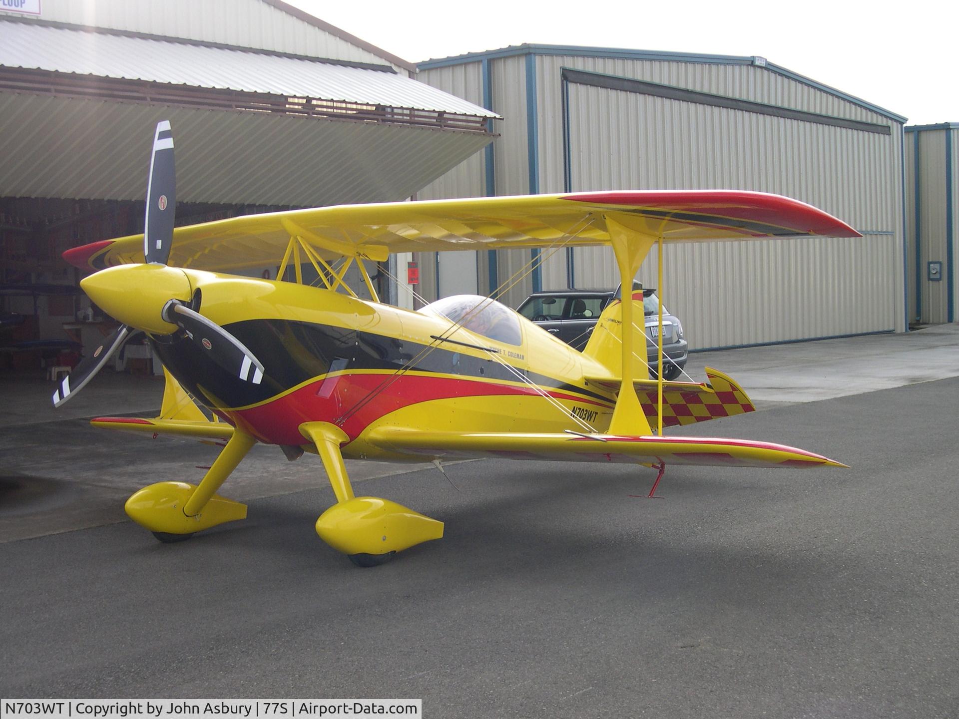 N703WT, 2008 Pitts S-1 Special C/N WPP-001, N703WT