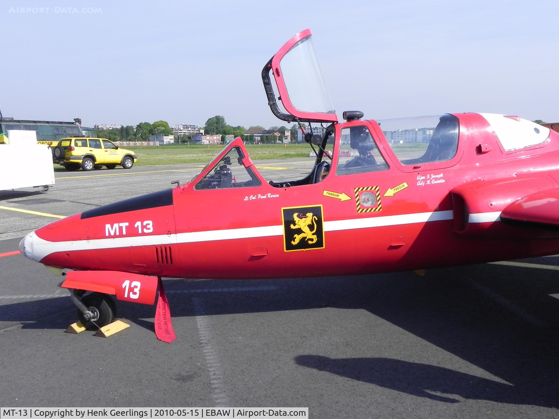 MT-13, Fouga CM-170R Magister C/N 270, Stampe Fly In , may 2010, Deurne