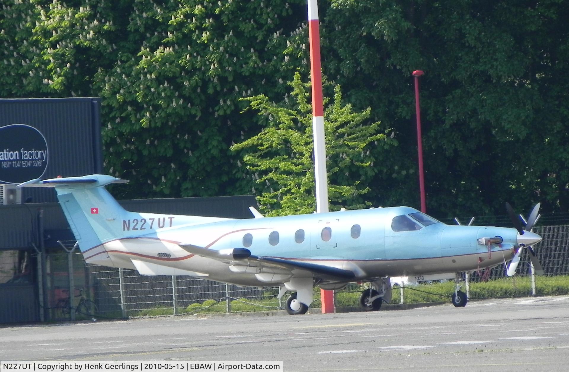 N227UT, 2008 Pilatus PC-12/47E C/N 1038, Deurne Airport