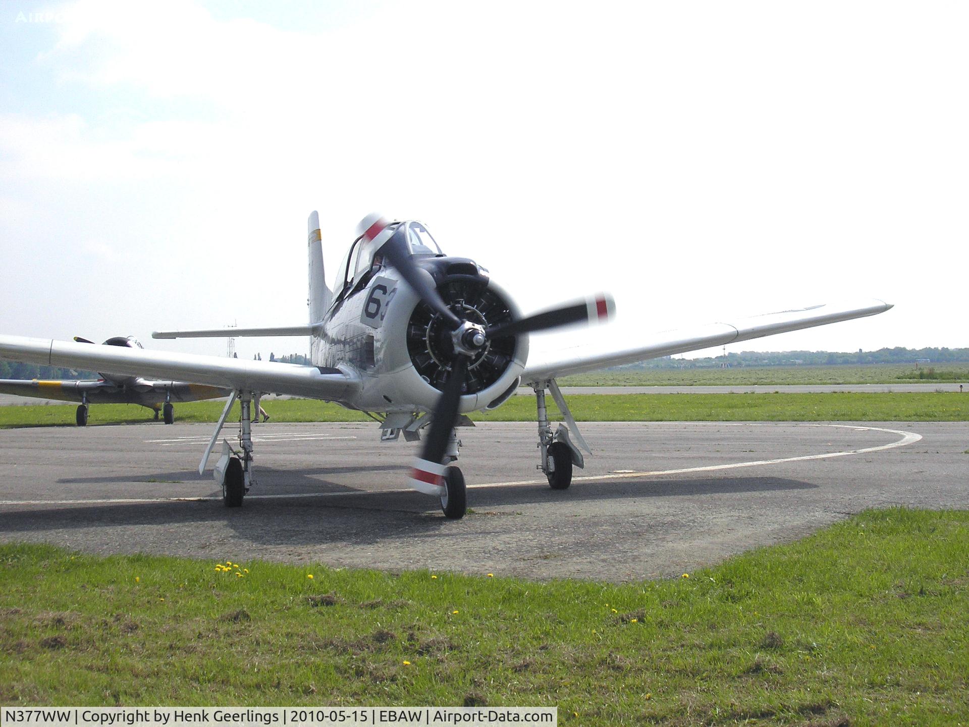 N377WW, 1954 North American T-28B Trojan C/N 200-140, Stampe Fly In , Deurne , May 2010