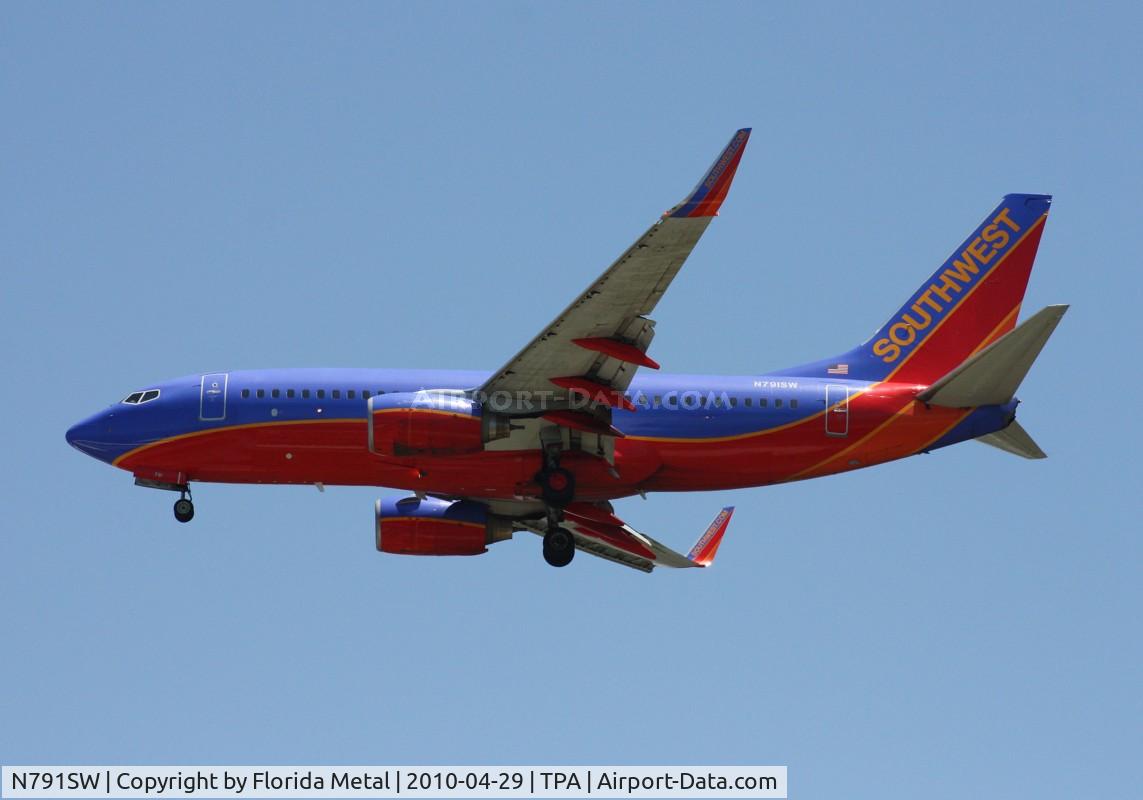 N791SW, 2000 Boeing 737-7H4 C/N 27886, Southwest 737-700