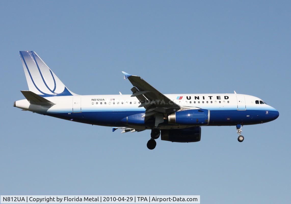 N812UA, 1998 Airbus A319-131 C/N 850, United A319