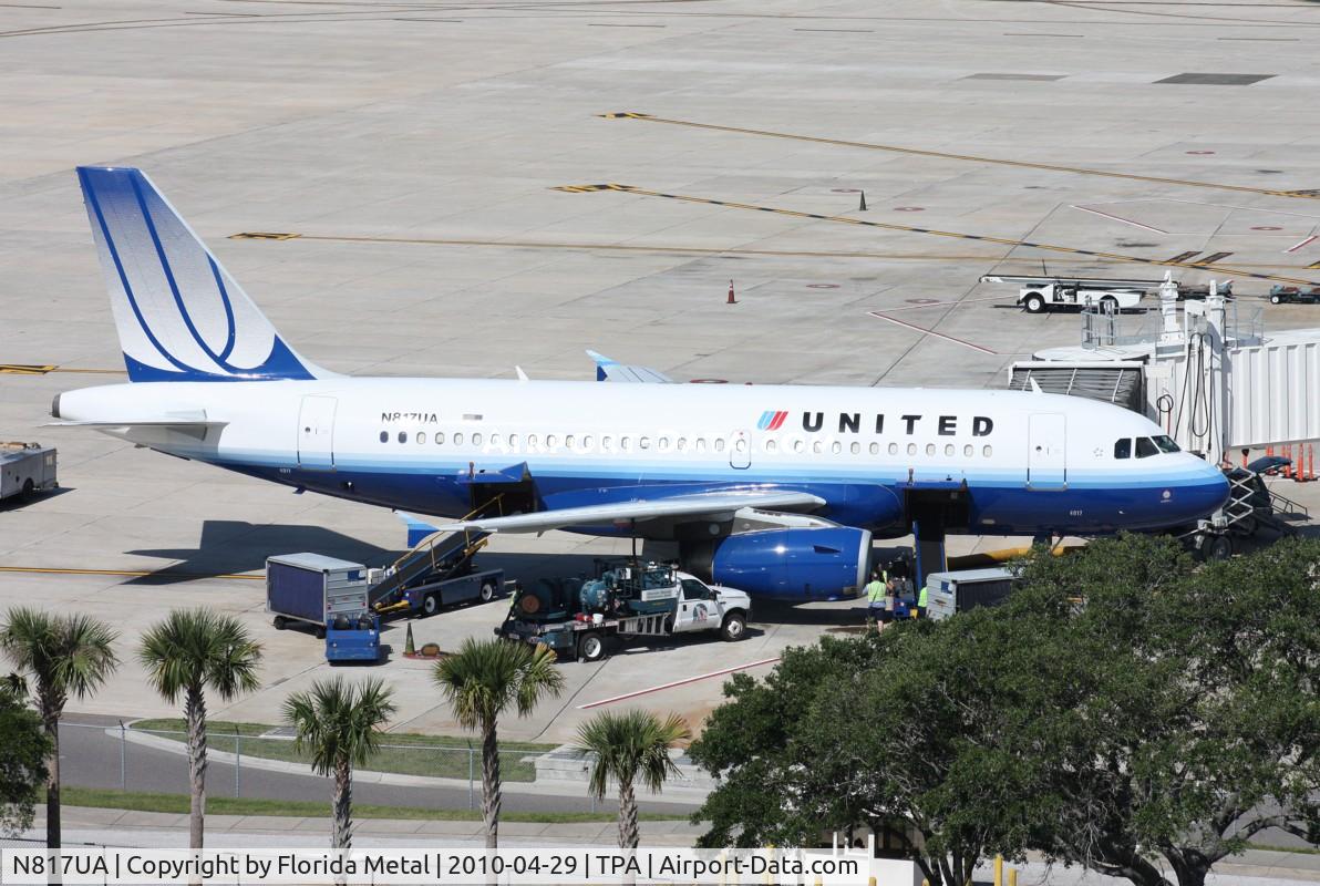 N817UA, 1998 Airbus A319-131 C/N 873, United A319