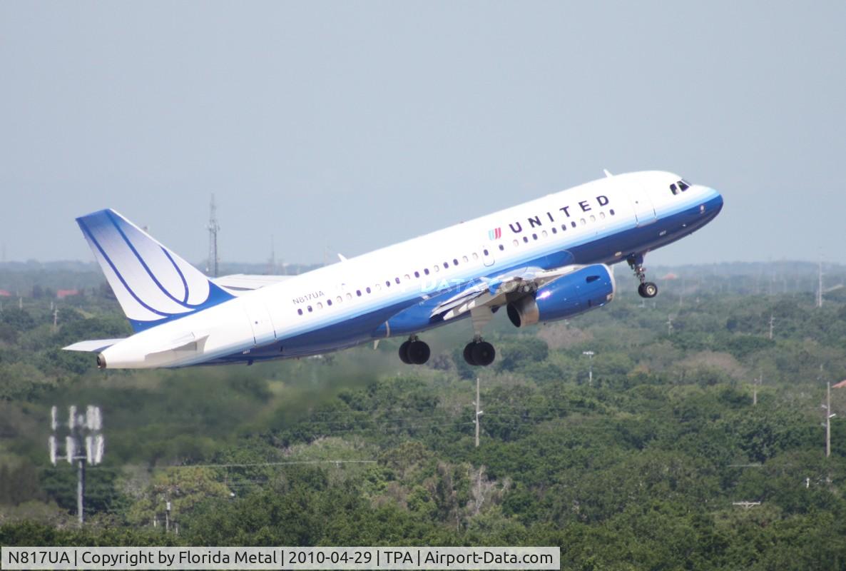 N817UA, 1998 Airbus A319-131 C/N 873, United A319