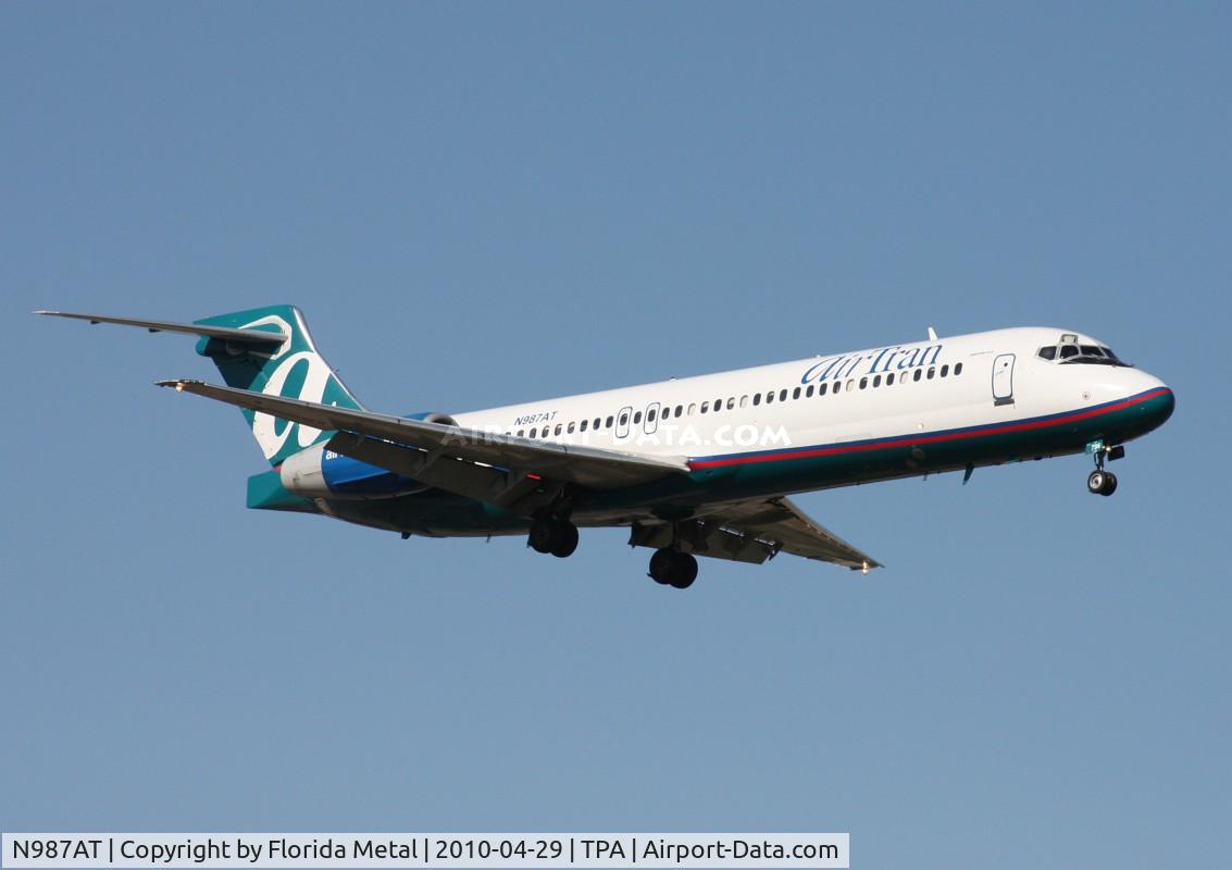 N987AT, 2001 Boeing 717-200 C/N 55088, Air Tran 717