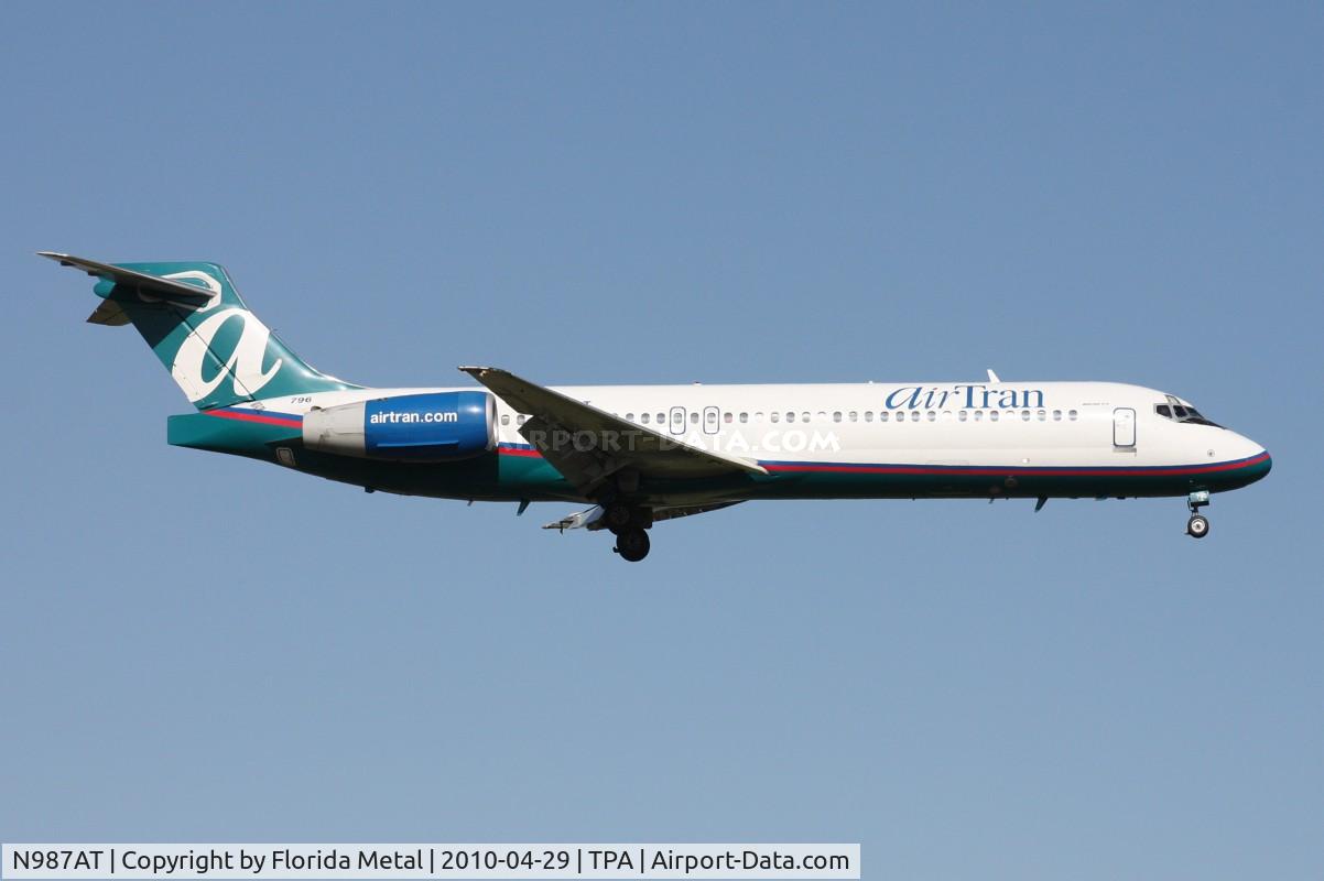 N987AT, 2001 Boeing 717-200 C/N 55088, Air Tran 717