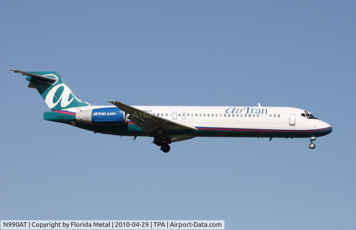 N990AT, 2001 Boeing 717-200 C/N 55134, Air Tran 717