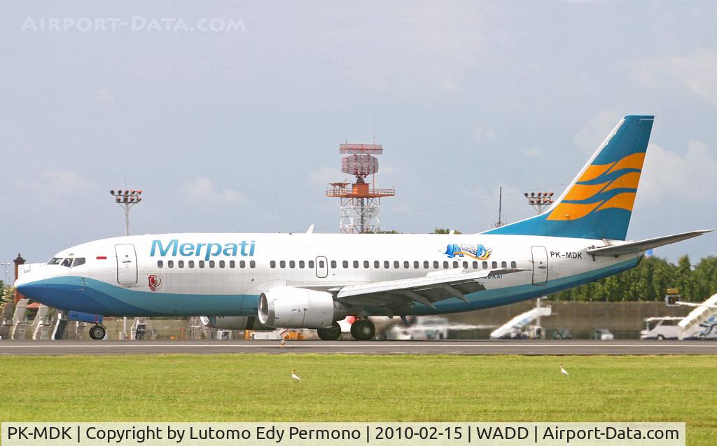 PK-MDK, 1988 Boeing 737-3B7 C/N 23858, Merpati