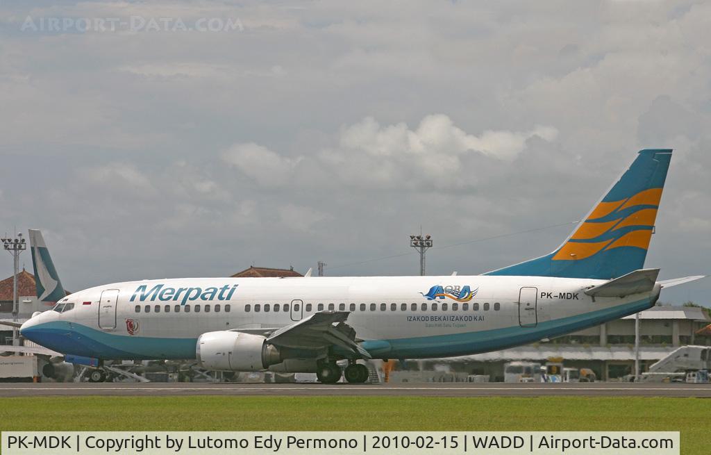 PK-MDK, 1988 Boeing 737-3B7 C/N 23858, Merpati