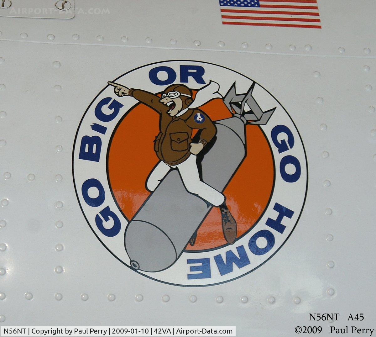 N56NT, 1955 Beech A45 C/N G-778, Good motto for a trainer