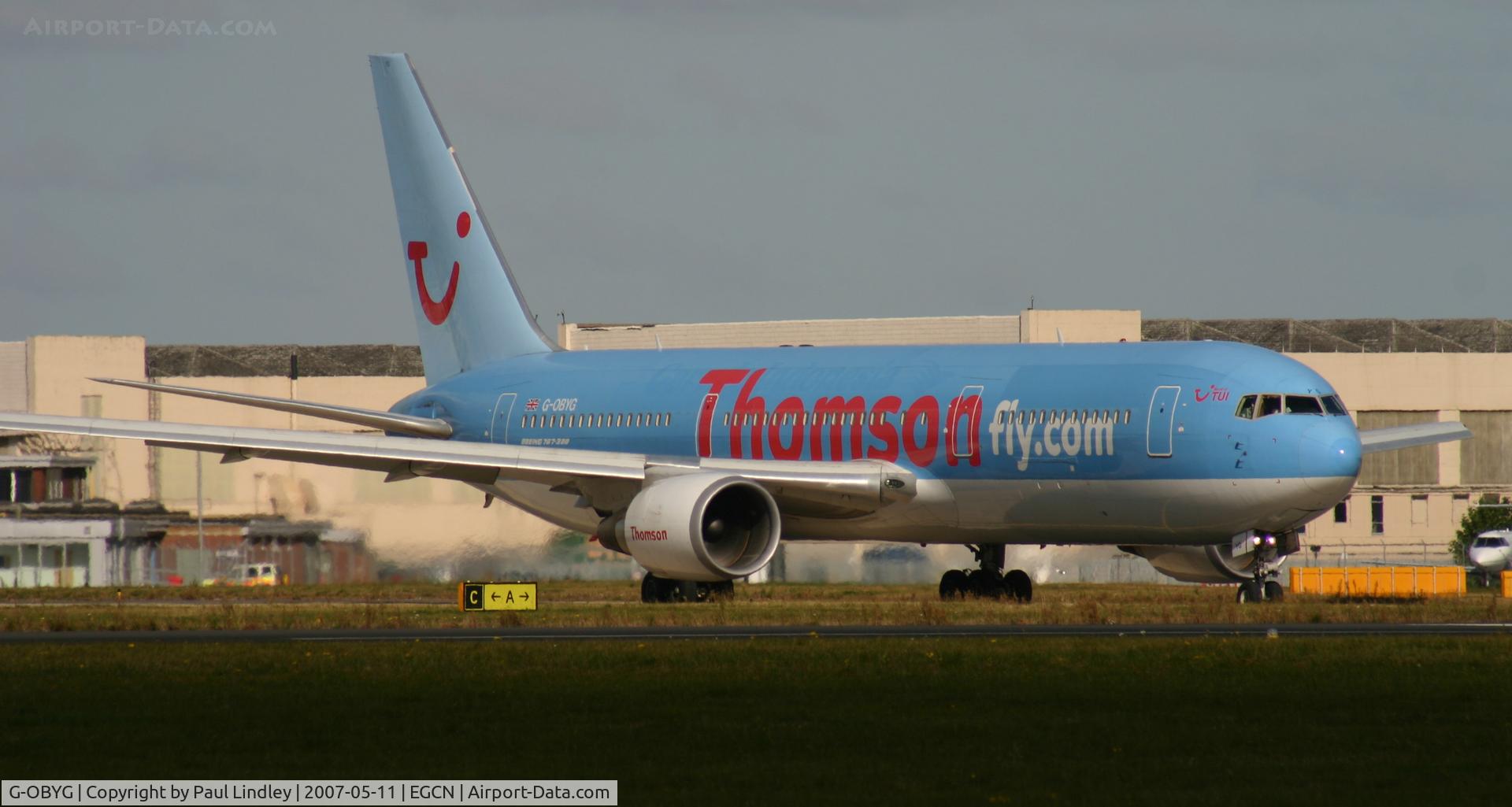 G-OBYG, 1999 Boeing 767-304 C/N 29137, Away to Cancun