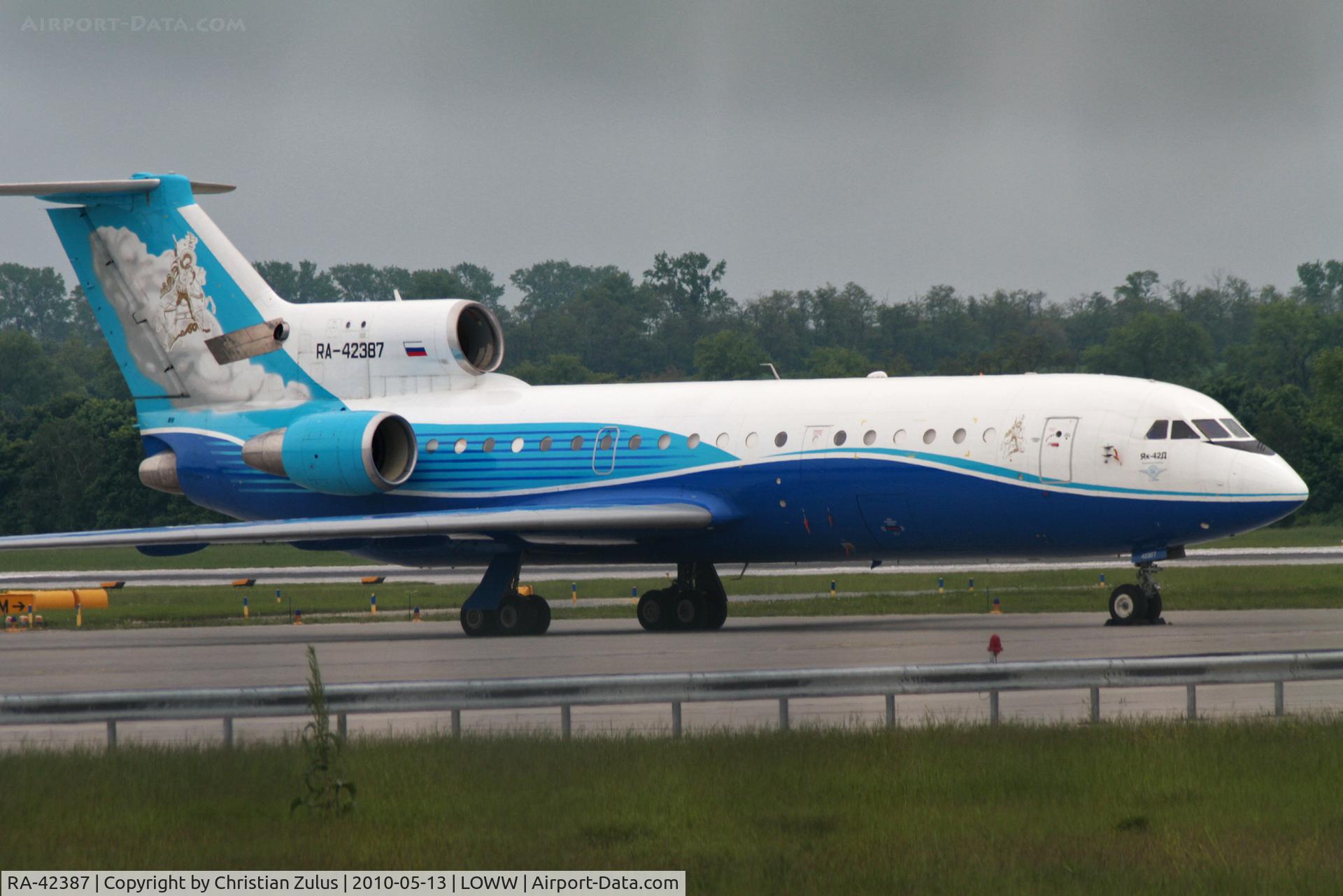 RA-42387, Yakovlev Yak-42D C/N 4520424016436, Yak Air Service
