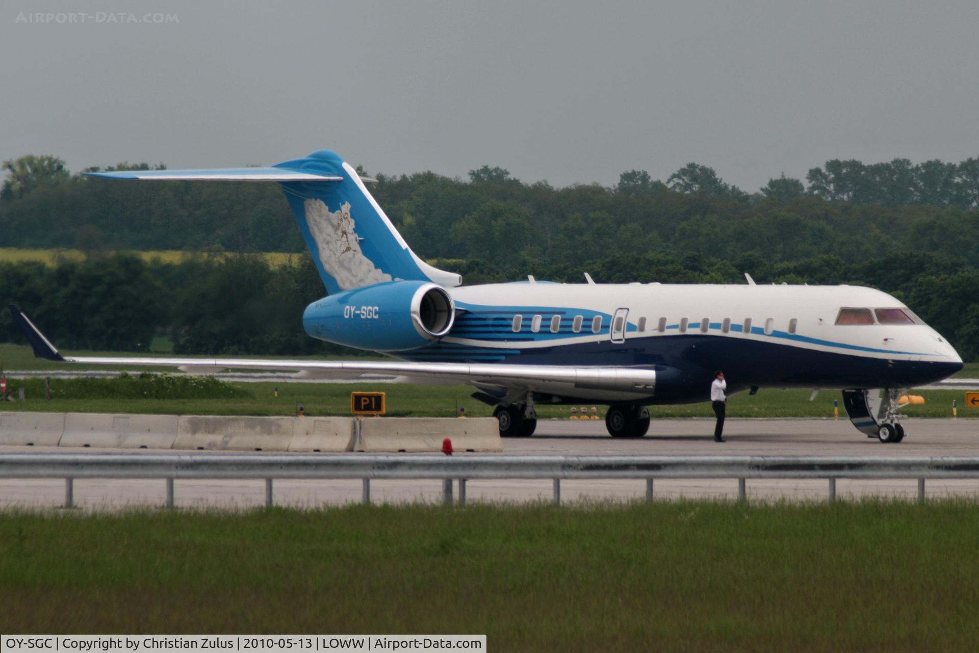 OY-SGC, 2009 Bombardier BD-700-1A11 Global 5000 C/N 9343, Execujet