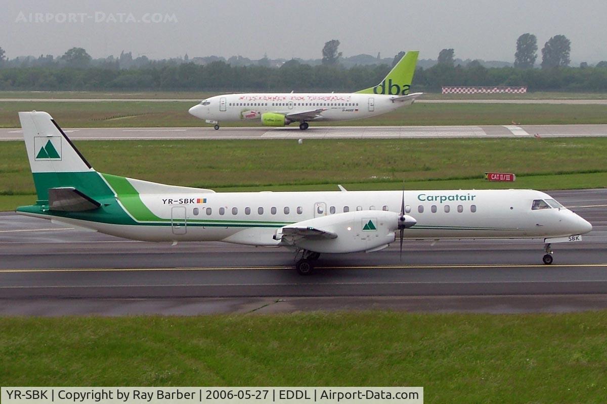 YR-SBK, 1996 Saab 2000 C/N 2000-033, SAAB 2000 [033] (Carpatair) Dusseldorf~D 27/05/2006. Taxiing out for departure.