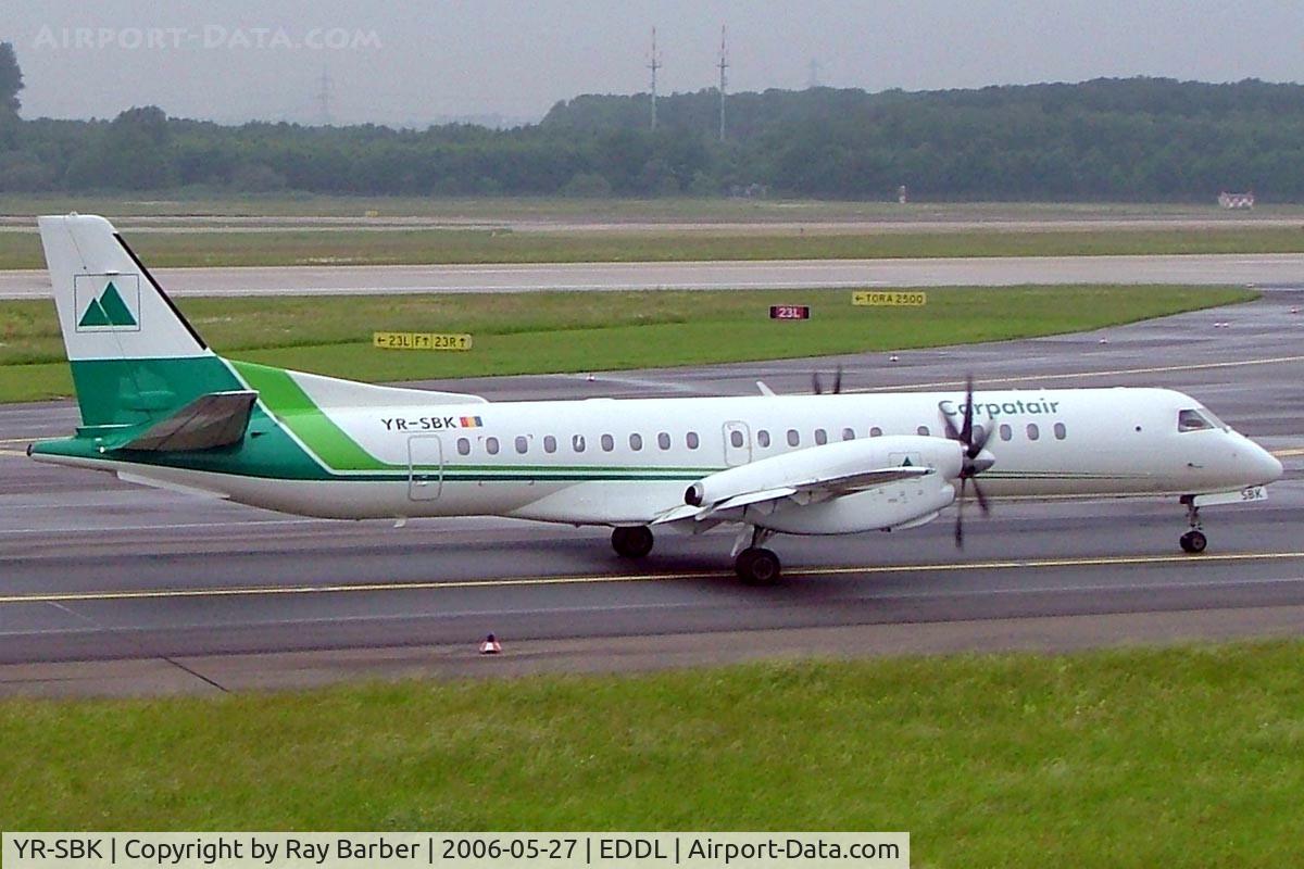 YR-SBK, 1996 Saab 2000 C/N 2000-033, SAAB 2000 [033] (Carpatair) Dusseldorf~D 27/05/2006. Seen taxing out for departure.
