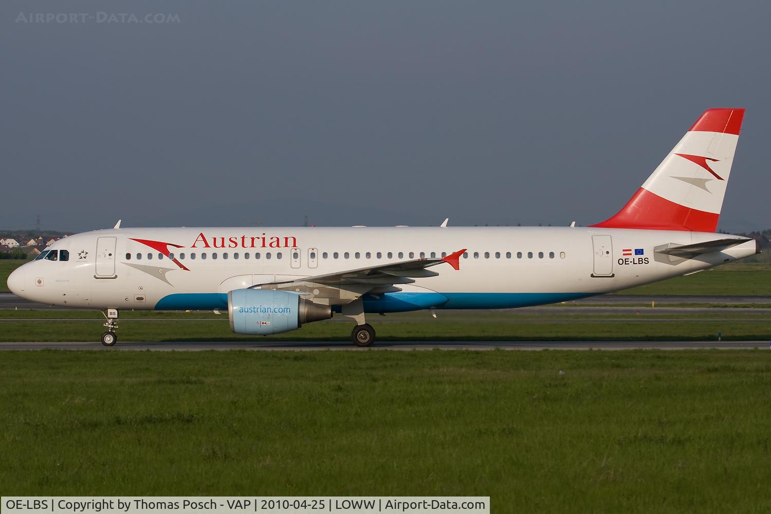 OE-LBS, 2000 Airbus A320-214 C/N 1189, Austrian Airlines