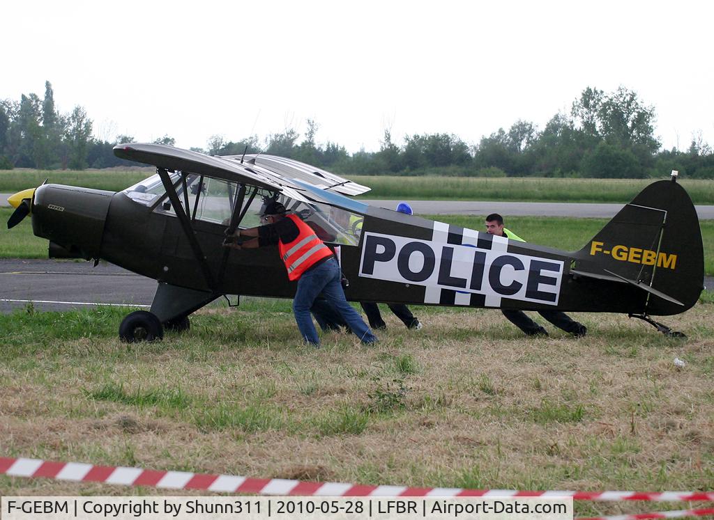 F-GEBM, Piper PA-18-150 Super Cub C/N 18-1294, Participant of the Air Expo Airshow 2010