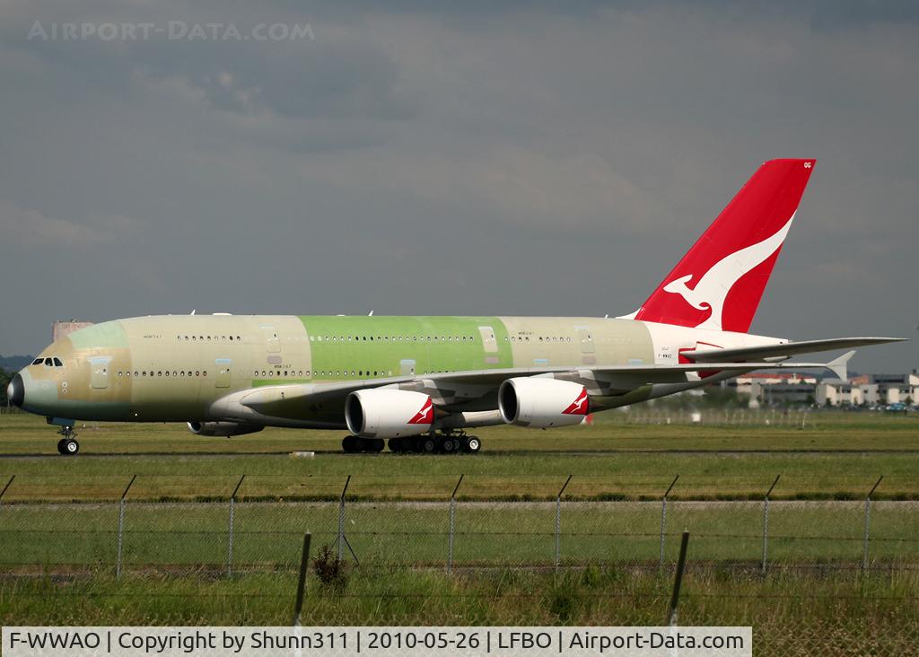 F-WWAO, 2010 Airbus A380-861 C/N 042, C/n 0047 - For Qantas as VH-OQG