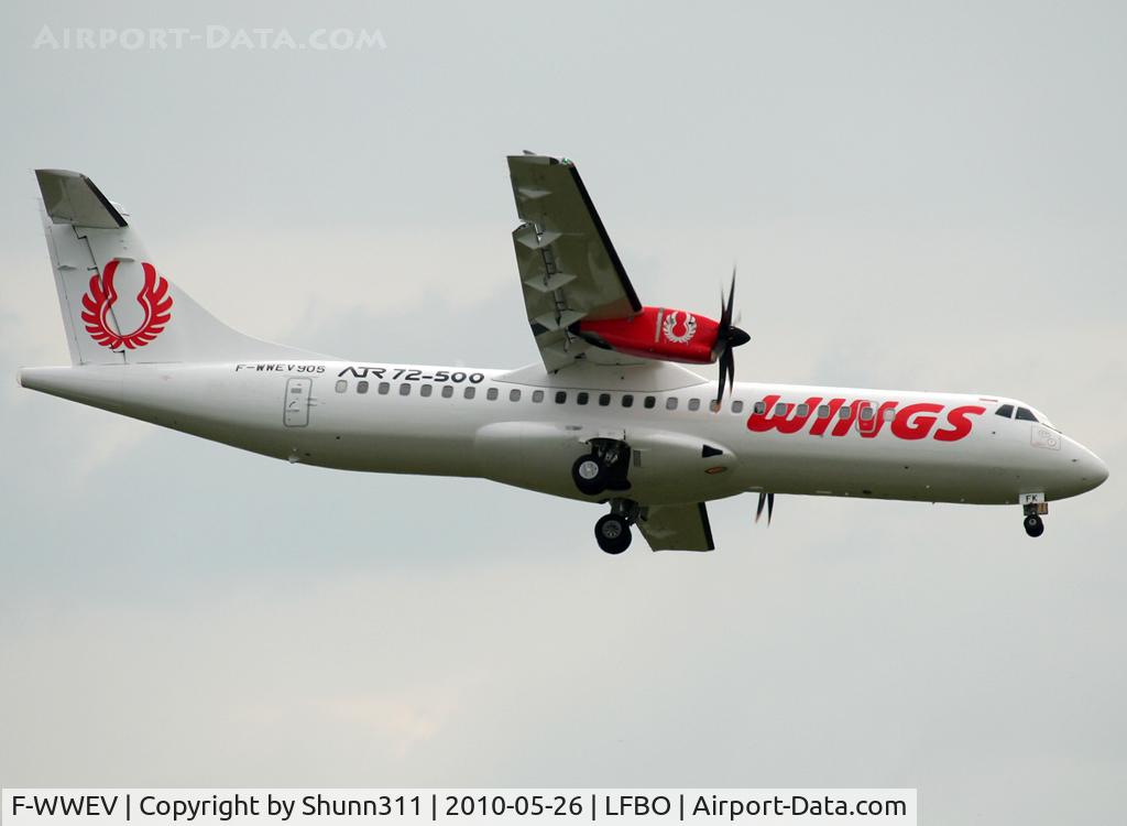 F-WWEV, 2010 ATR 72-212A C/N 905, C/n 905 - To be 9M-AFK
