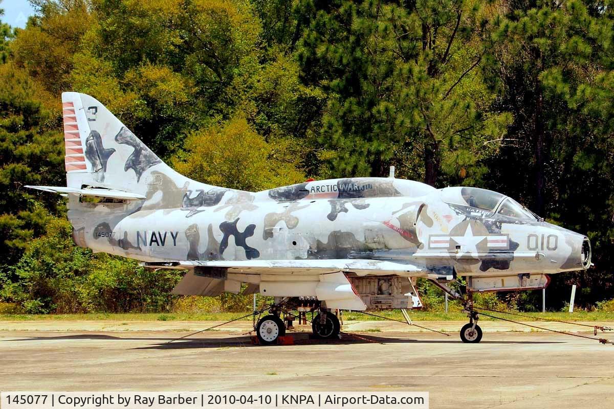145077, Douglas A-4L Skyhawk C/N 12323, Parked in the storage area of the National Museum of Naval Aviation. Named 