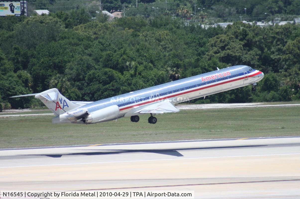N16545, 1990 McDonnell Douglas MD-82 (DC-9-82) C/N 53027, American MD-82