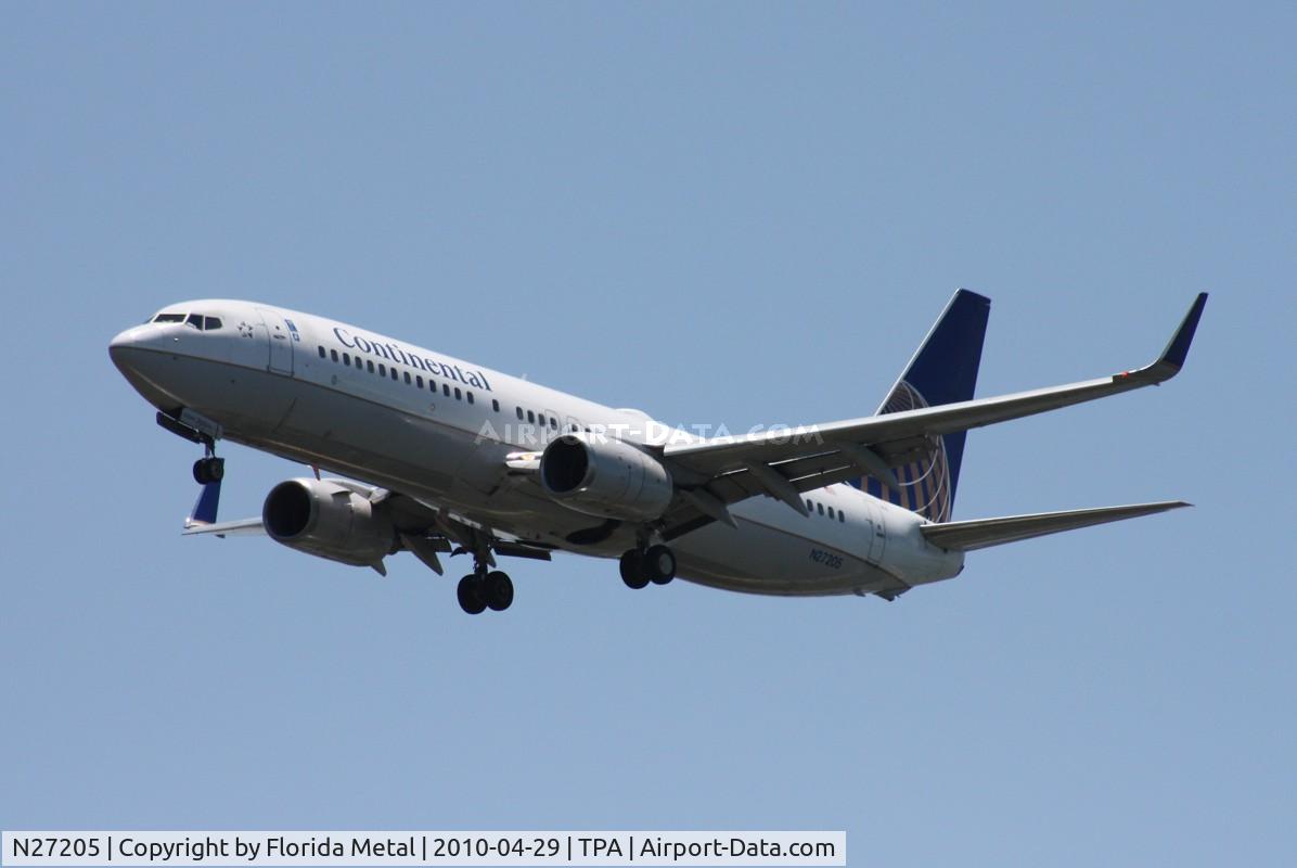 N27205, 2000 Boeing 737-824 C/N 30577, Continental 737-800