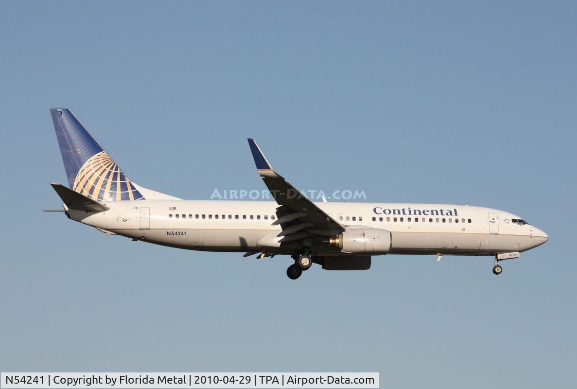 N54241, 1999 Boeing 737-824 C/N 28953, Continental 737-800