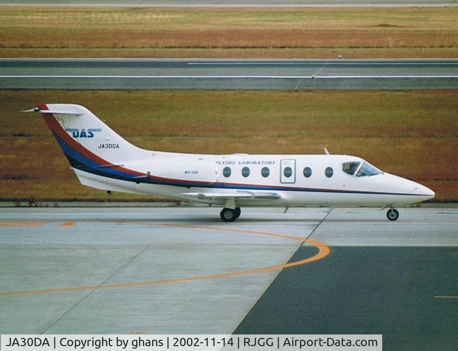 JA30DA, 1983 Mitsubishi MU-300 Diamond 1A C/N A053SA, Mu 300 Flying laboraty