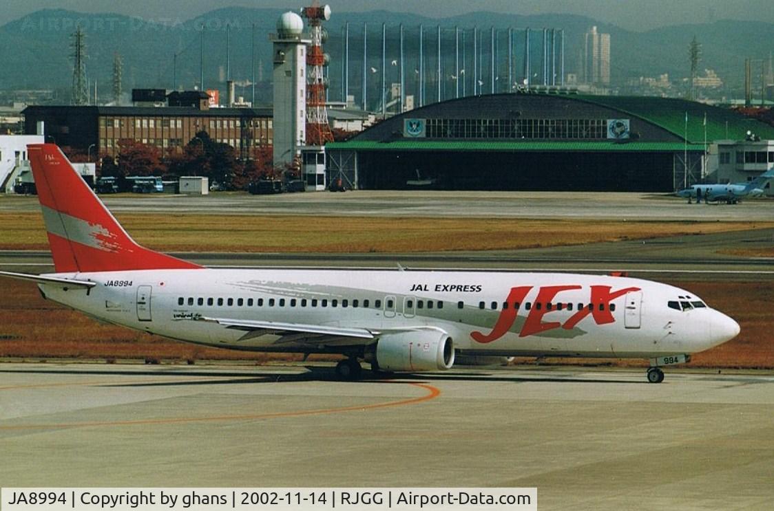JA8994, Boeing 737-446 C/N 28097, Jal Express