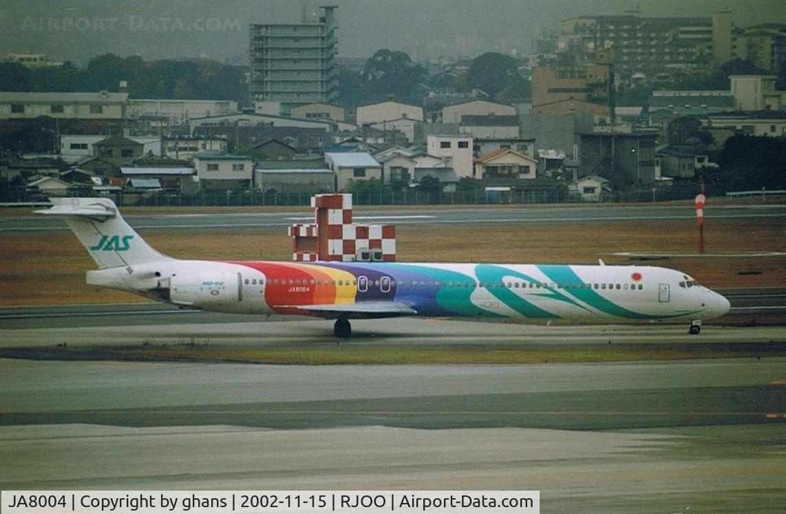 JA8004, 1997 McDonnell Douglas MD-90-30 C/N 53359, JAS colors