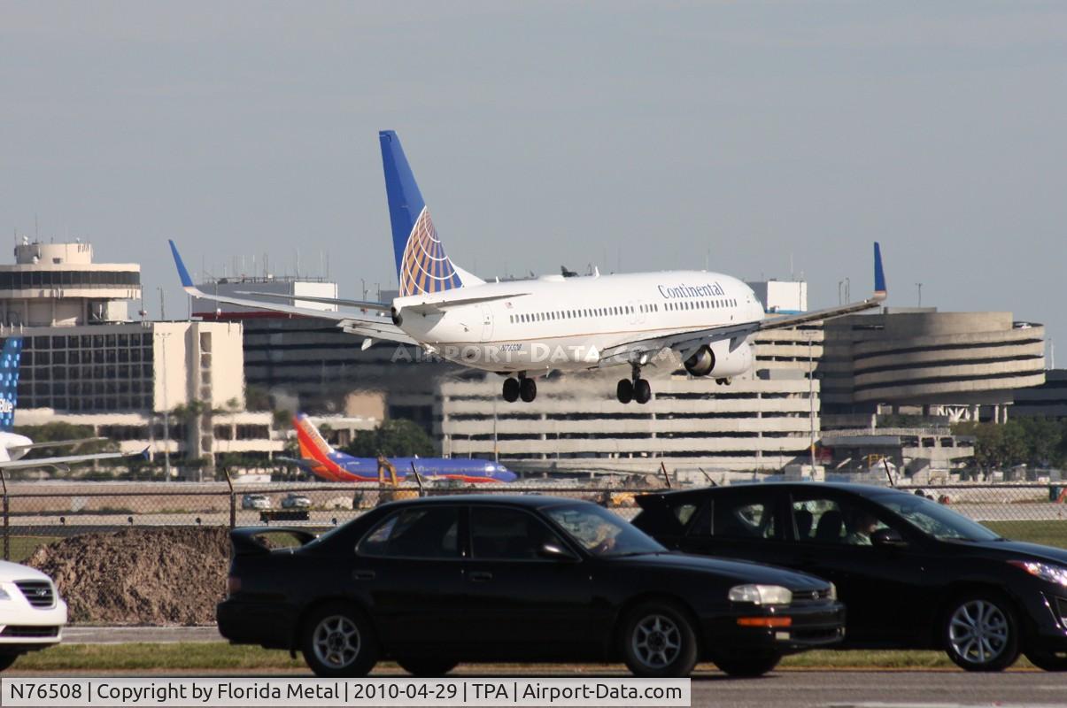 N76508, 2008 Boeing 737-824 C/N 31639, Continental 737-800