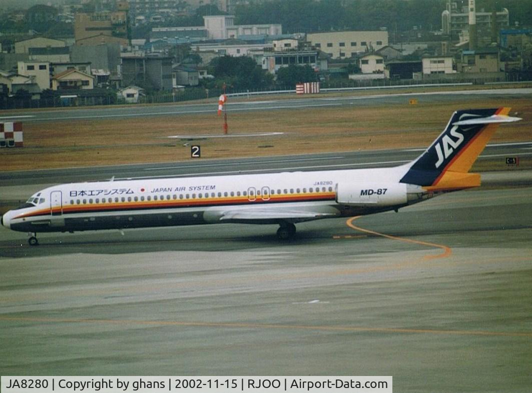 JA8280, McDonnell Douglas MD-87 (DC-9-87) C/N 49466, MD87