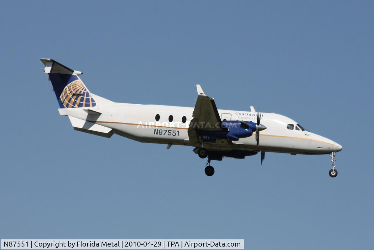 N87551, 1996 Beech 1900D C/N UE-206, Continental Connection B1900D