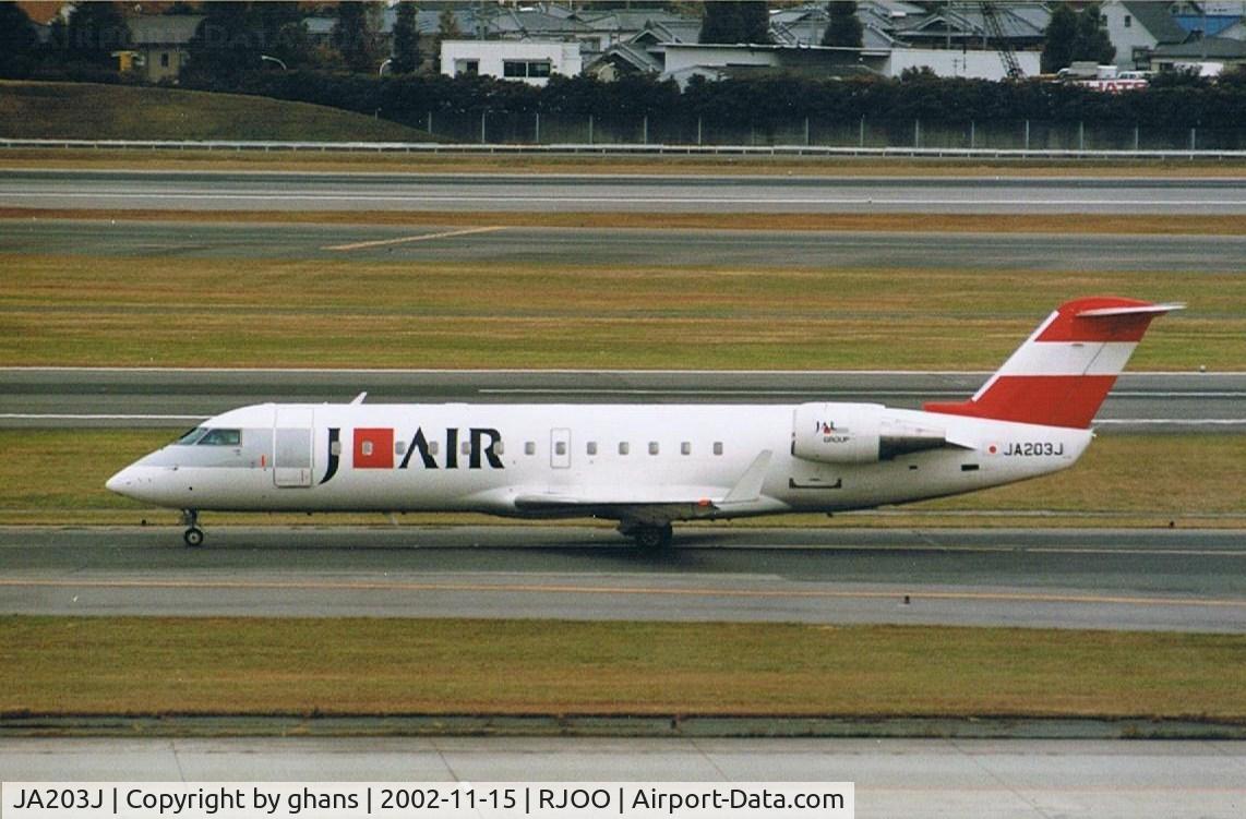 JA203J, 2002 Bombardier CRJ-200 (CL-600-2B19) C/N 7626, J-Air