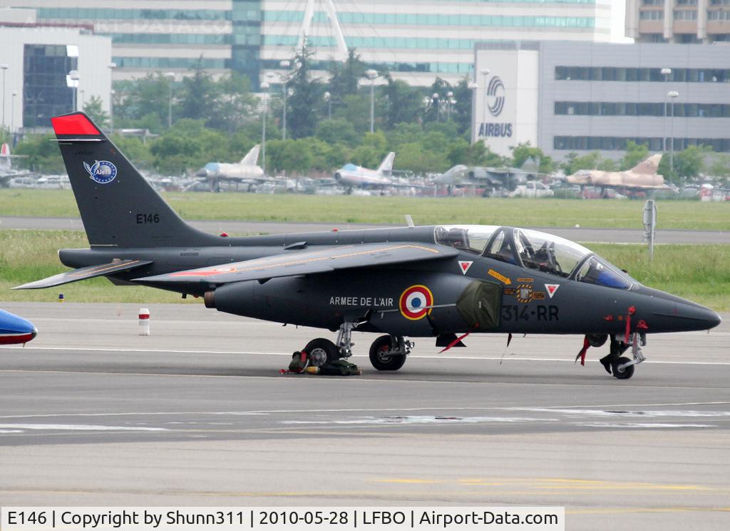 E146, Dassault-Dornier Alpha Jet E C/N E146, Parked and used as a spare...