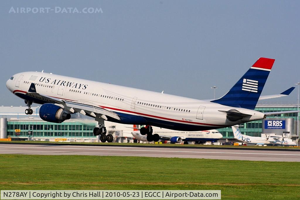 N278AY, 2001 Airbus A330-323 C/N 0388, US Airways