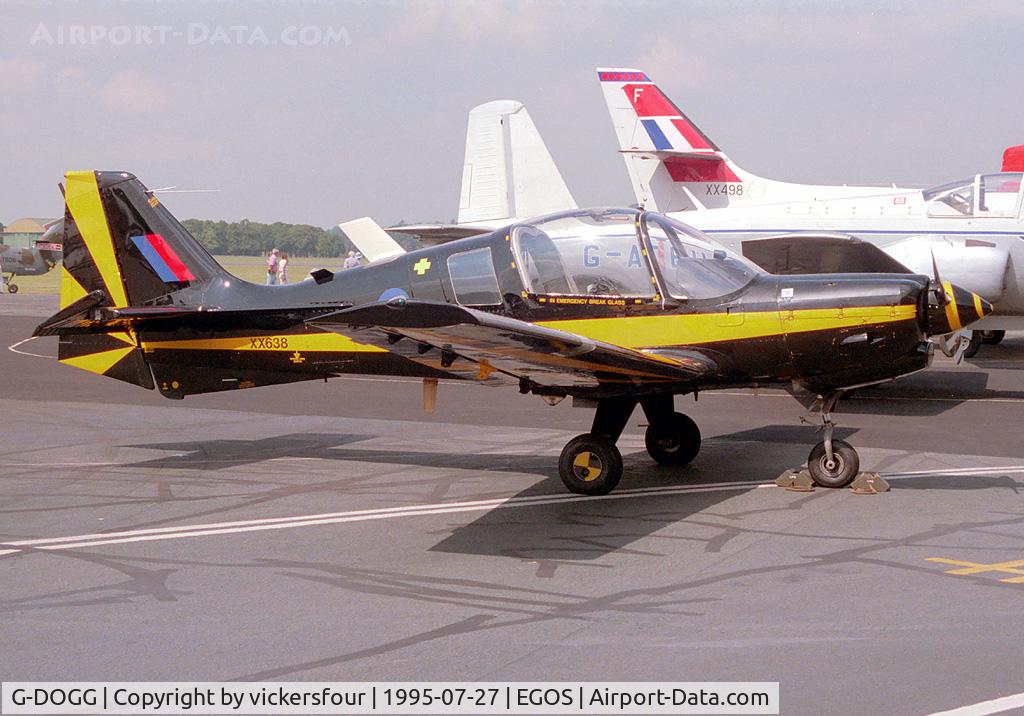 G-DOGG, 1974 Scottish Aviation Bulldog T.1 C/N BH120/308, Royal Air Force. Operated by CFS.