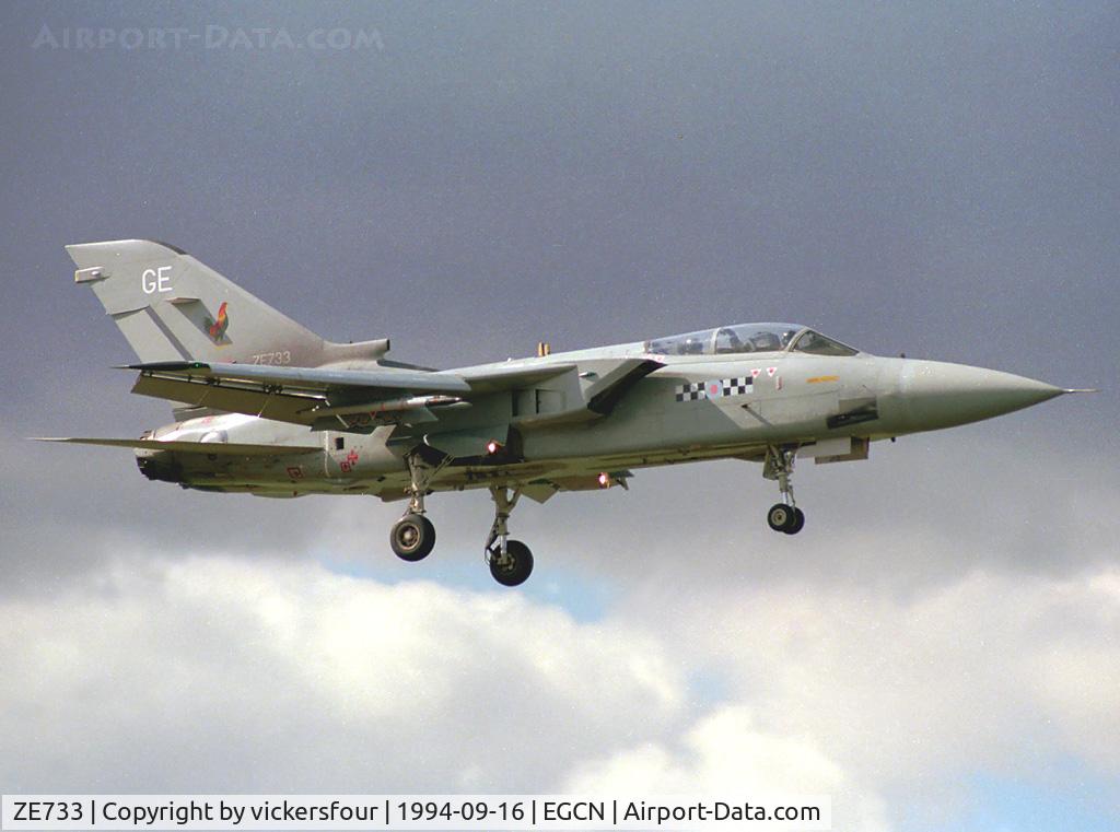 ZE733, 1987 Panavia Tornado F.3 C/N AS049/662/3297, Royal Air Force Tornado F3 (c/n AS049). Operated by 43 Squadron, coded 'GE'.