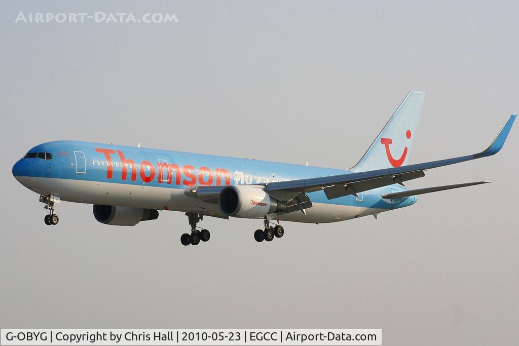 G-OBYG, 1999 Boeing 767-304 C/N 29137, Thomson B767 now fitted with winglets