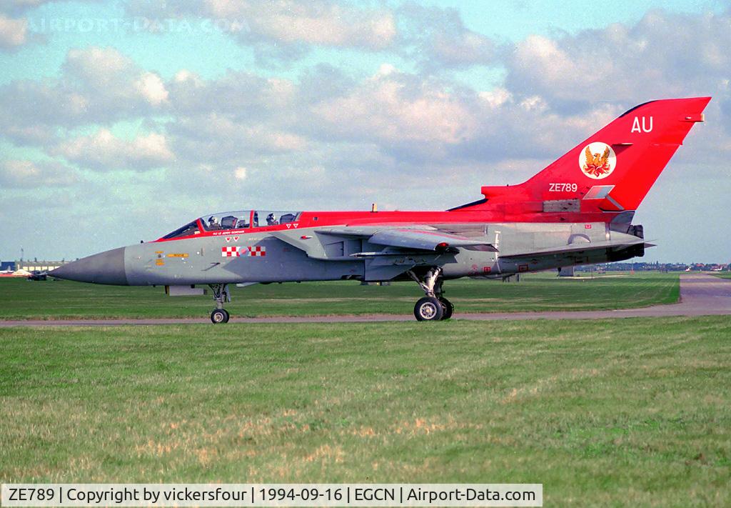 ZE789, 1988 Panavia Tornado F.3 C/N AS065/699/3316, Royal Air Force. Operated by 56 (R) Squadron, coded 'AU'. Special scheme for the 1994 display aircraft.